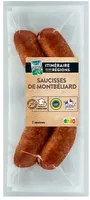 SAUCISSE DE MONTBELIARD CUITE x2 250g IDS