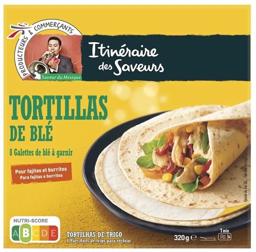Tortillas de blé 320G