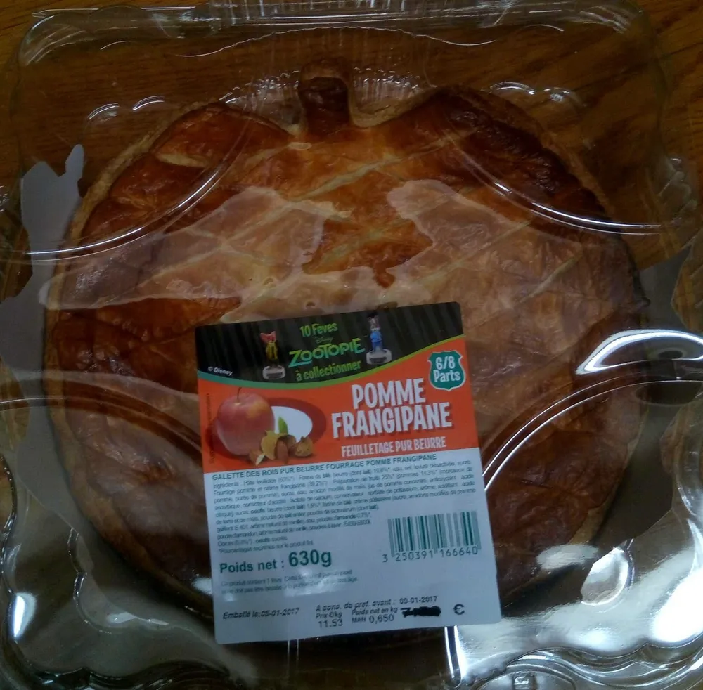 Galette des rois pomme frangipane