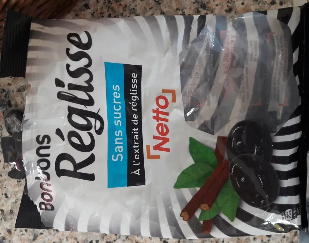 Bonbon réglisse sans sucre