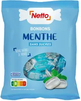 Bonbons sans sucres à l'arôme naturel de menthe - 150g