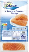 PAVES DE SAUMON ATLANTIQUE SANS PEAU 500g