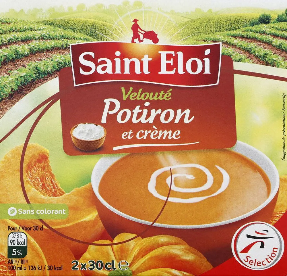 Velouté potiron à la crème