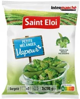 Petits mélanges vapeur (petits pois, brocolis, pois croquants)