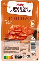 CHORIZO TRANCHE DOUX NETTO 20T 100g