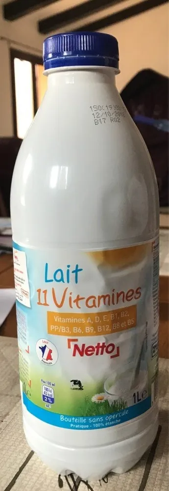 Lait uht 11 vitamines bt 1l