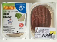 2 Steaks hachés pur boeuf 5%