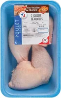 2 cuisses déjointées de poulet blanc - 500g environ