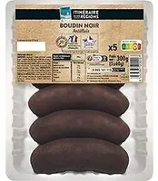 BOUDIN NOIR ANTILLAIS x5 300G IDS - massif TRAD (saisonnier hiver - octobre à avril)