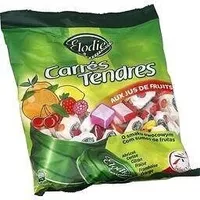 Bonbons Carrés tendres aux jus de fruits - 360g