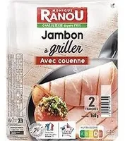 Jambon a griller choix 2t 160g ranou
