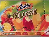 Adelie, Mini mix sorbets, les 8 mini sorbets de