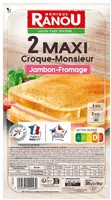 Croque monsieur maxi jambon fromage