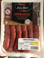 Merguez veritables x6, la barquette de