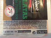 6 chipolatas superieures aux herbes, la barquette de 300G