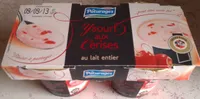 Yaourt aux cerises au lait entier