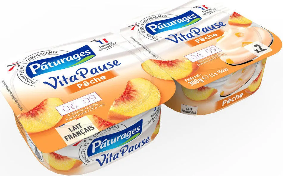 Vita Pause Pêche - Spécialité laitière pêche