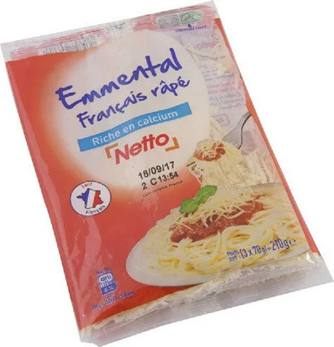 Emmental français râpé -210g (