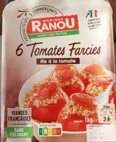 6 tomates Farcies, riz a la tomate