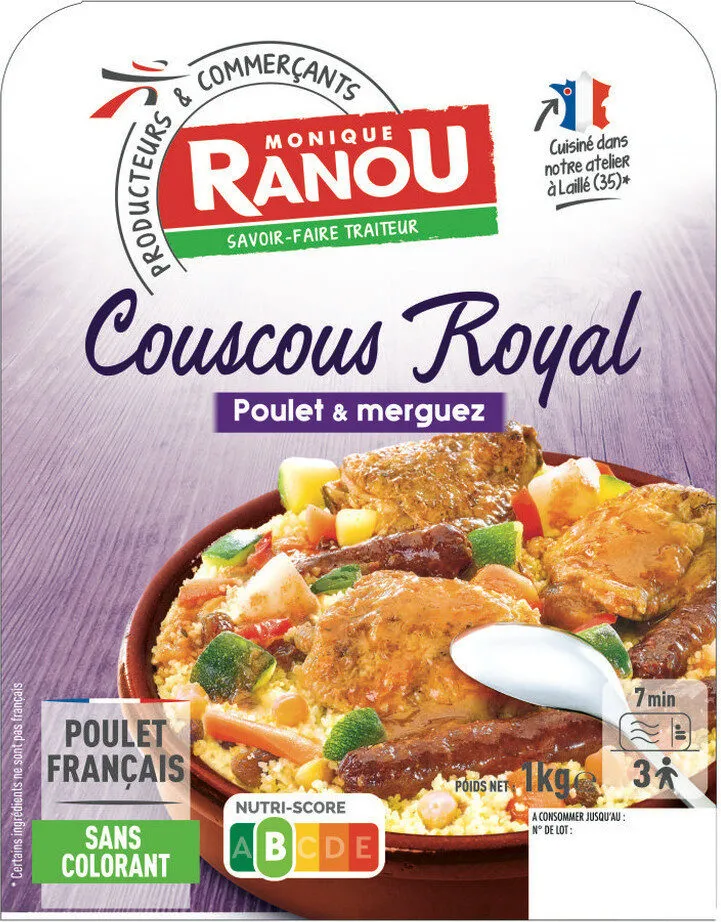 Couscous Royal, Poulet et merguez