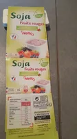 Specialite soja fruits rouges 4x100g