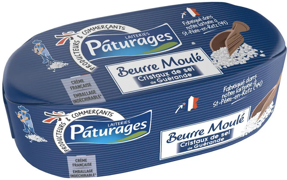 BEURRE AU SEL DE GUERANDE MOULE 250g origine France