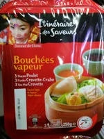 Bouchées Vapeur - 3 Hacao Poulet, 3 Funko Crevette-Crabe, 3 Xiu Mai Crevette, Sauce Soja et Sauce Aigre Douce