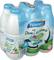Lait Demi Ecrémé Filière nutrition Bleu Blanc Cœur