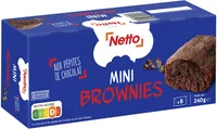 Mini brownies aux pépites de chocolat x8