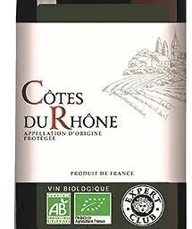 Aop côtes du rhône rouge bio 75 cl