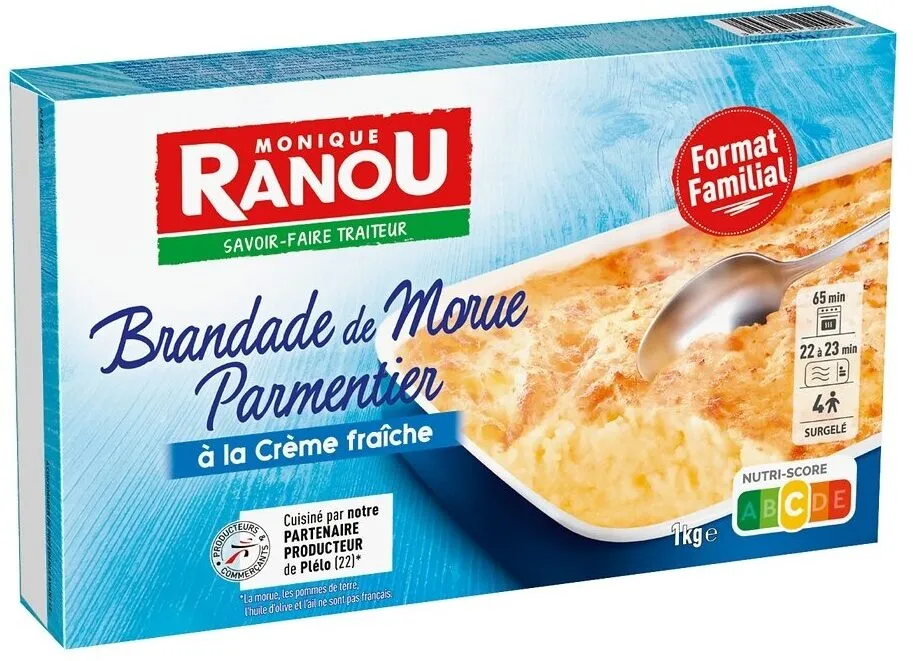 Brandade de morue (MSC) 1 kg RANOU