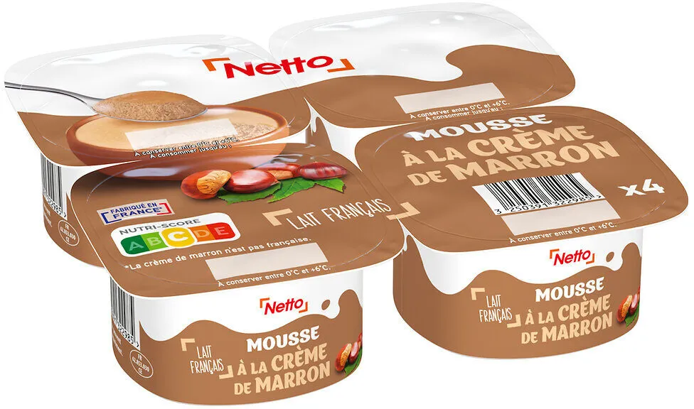 Mousse a la creme de marrons 4x73g