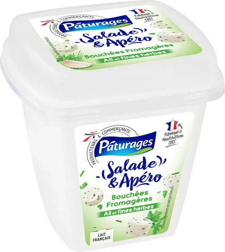 Bouchées fromagères ail & fines herbes