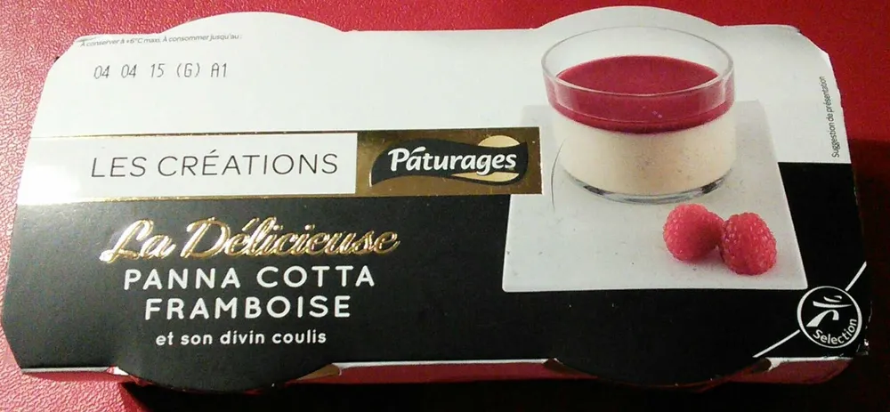 PANNA COTTA FRAMBOISE 2x120g