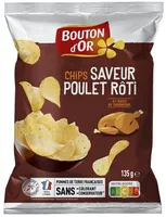 Chips saveur poulet rôti