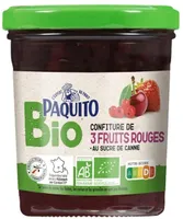 CONFITURE EXTRA de fruits rouges 50% fruits - BIO