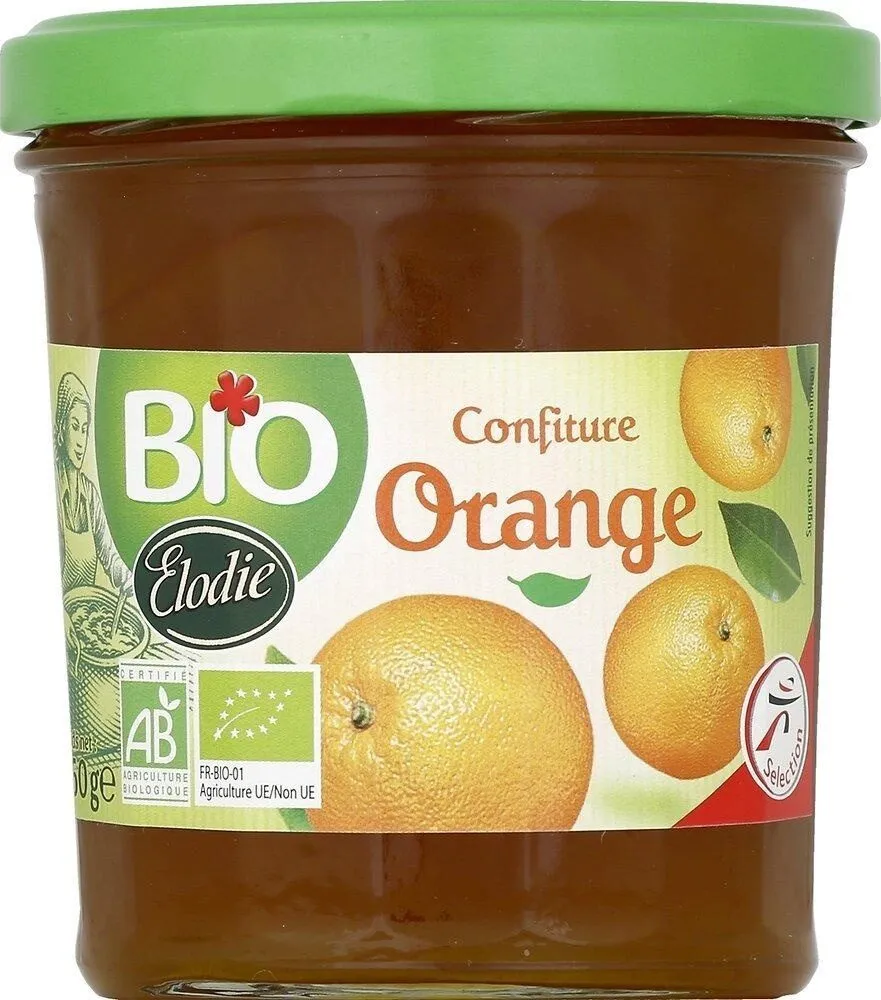 MARMELADE d'oranges 40% fruits - BIO
