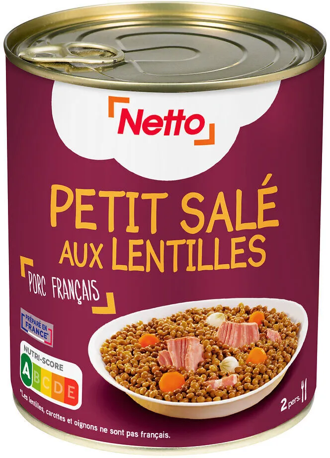 Petit salé aux lentilles 840g