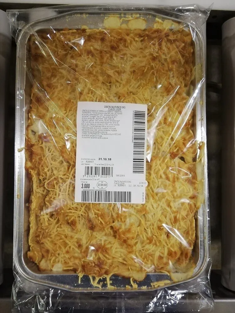GRATIN DAUPHINOIS 3kg TRAD