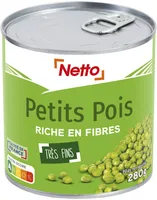 Petits pois très fins - 1/2 280g