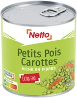 Petits pois extra fins carottes - 265g