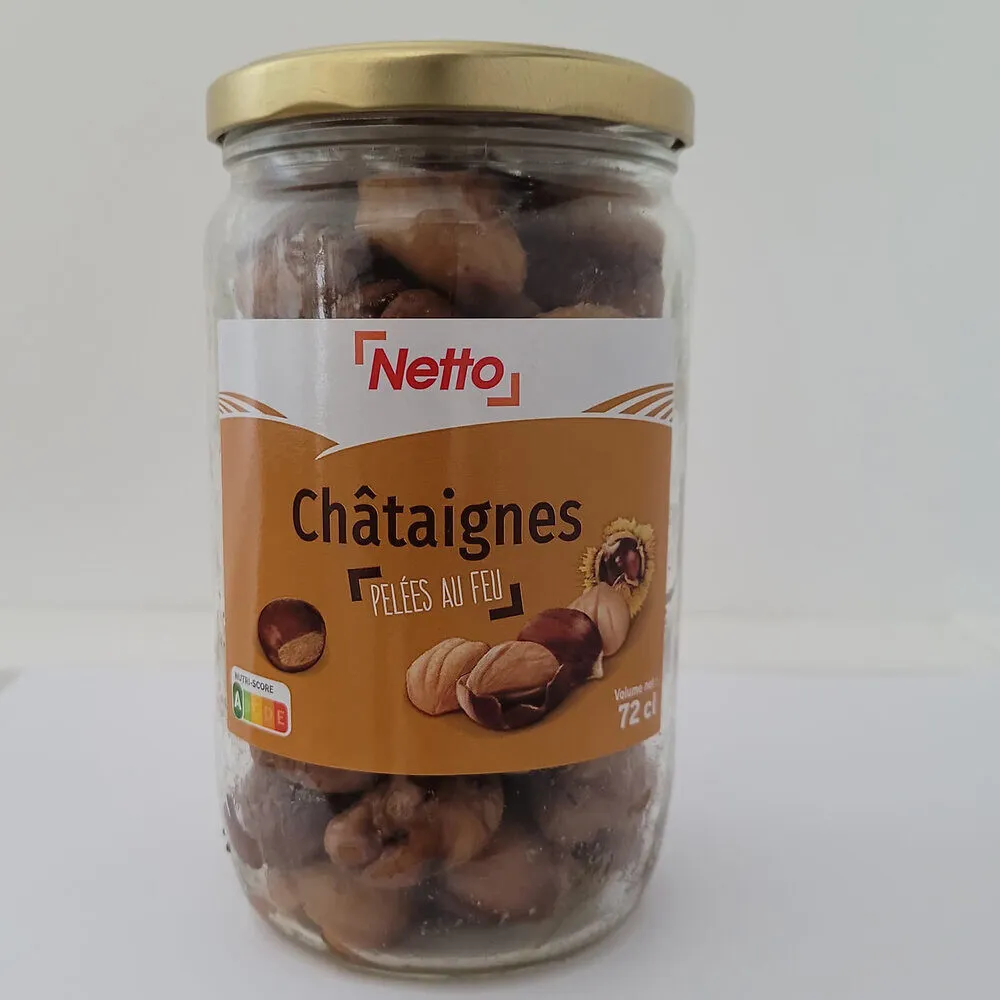 BOCAL Châtaignes entières à sec - 420 g/72 cl
