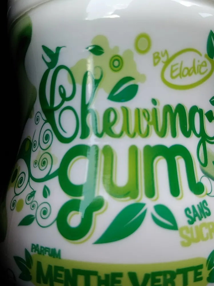 Elodie Chewing Gum Chlorophylle Sans Sucres
