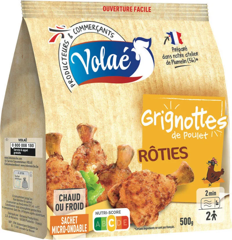 Grignottes de poulet rôties