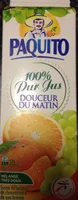 Paquito 100% pour jus Douceur du matin