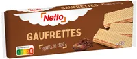 Gaufrettes fourrees cacao