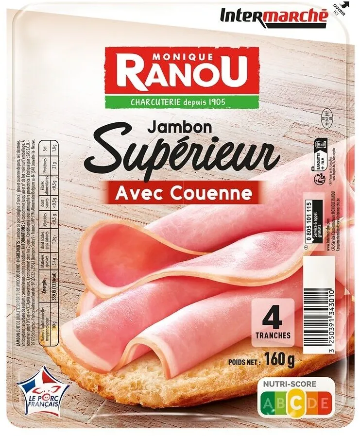 Jambon sup ac 4t 160g