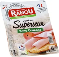 Jambon supérieur sans couenne 6 tranches