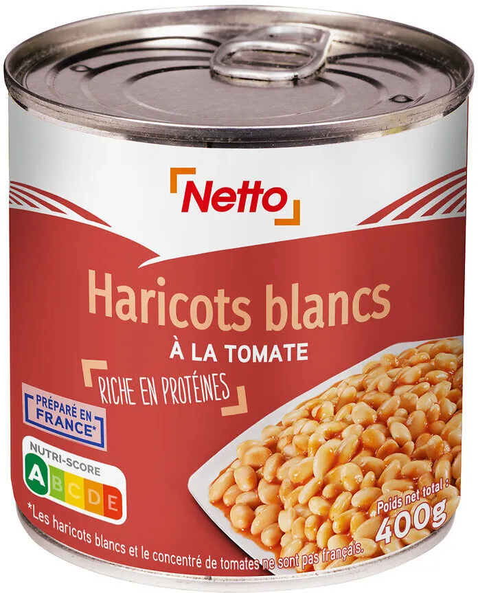 Haricots blancs à la tomate - 1/2