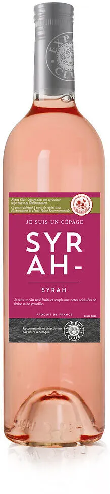 Igp pays d'oc syrah rosé hve 75 cl